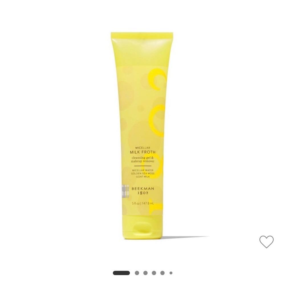 NWT Beekman 1802 Yellow Micellar Milk Froth Cleanser